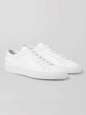 Common Projects White Leather Low-Top Sneakers